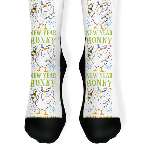 Honky New Year Sock