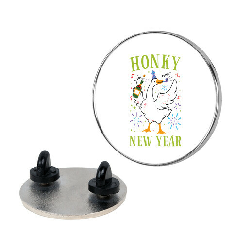 Honky New Year Pin