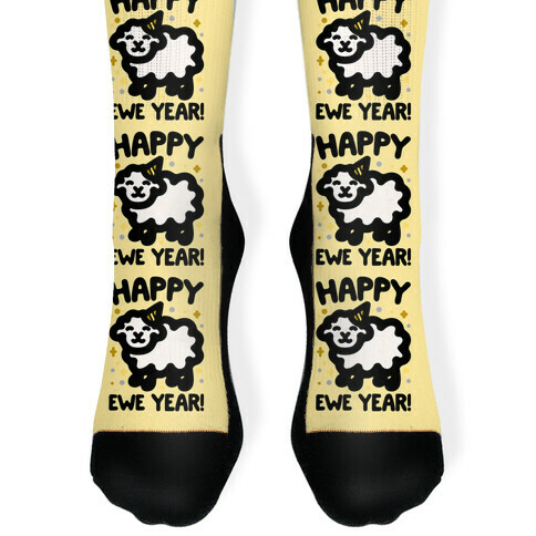 Happy Ewe Year Sock