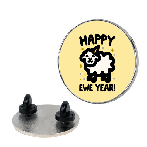 Happy Ewe Year Pin