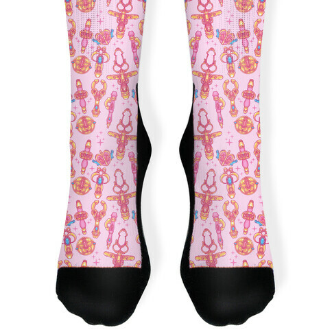 Magical Girl Peens Pattern Sock
