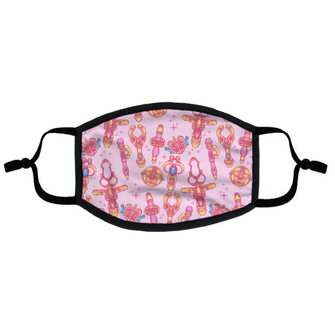 Magical Girl Peens Pattern Flat Face Mask