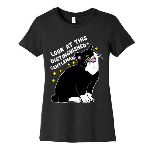 Look At This Distinguished Gentleman Cat Womens T-Shirt