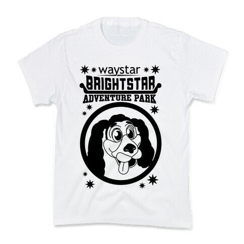 Brightstar Adventure Park Mascot Parody Kids T-Shirt