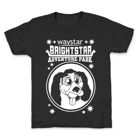 Brightstar Adventure Park Mascot Parody Kids T-Shirt