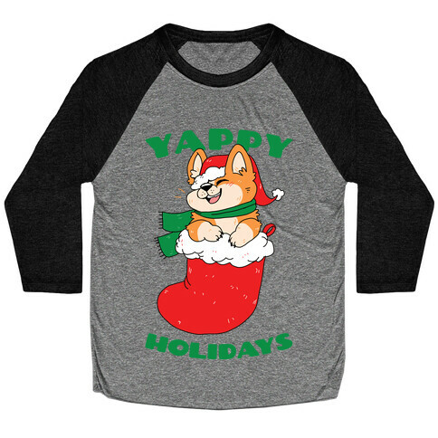 Yappy Holidays Baseball Tee