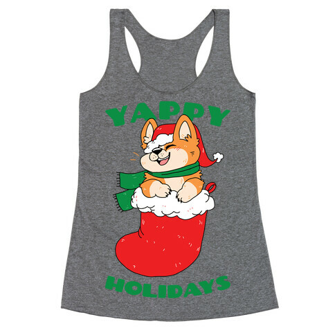 Yappy Holidays Racerback Tank Top