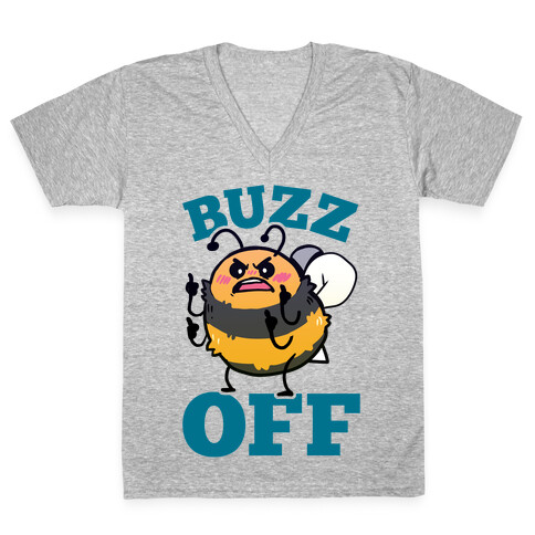 Buzz Off V-Neck Tee Shirt