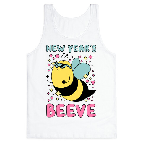 New Year's Beeve (New Year's Party Bee) Tank Top