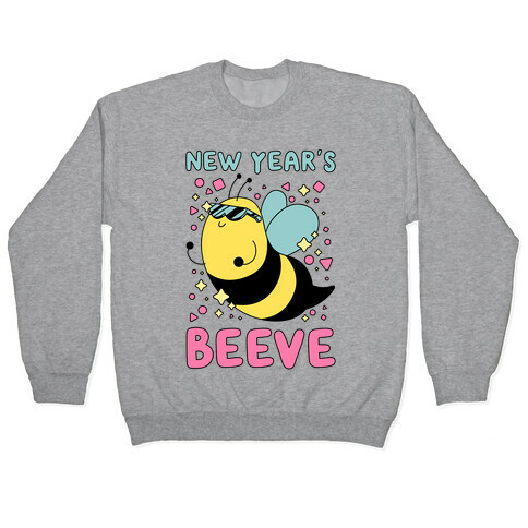 New Year's Beeve (New Year's Party Bee) Pullover