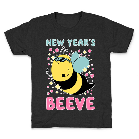 New Year's Beeve (New Year's Party Bee) Kids T-Shirt