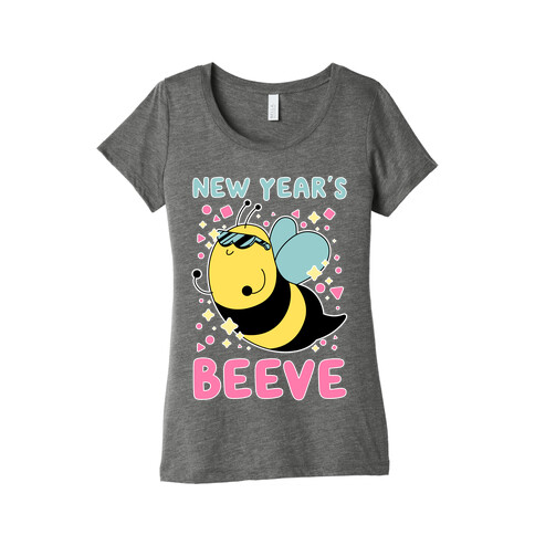 New Year's Beeve (New Year's Party Bee) Womens T-Shirt