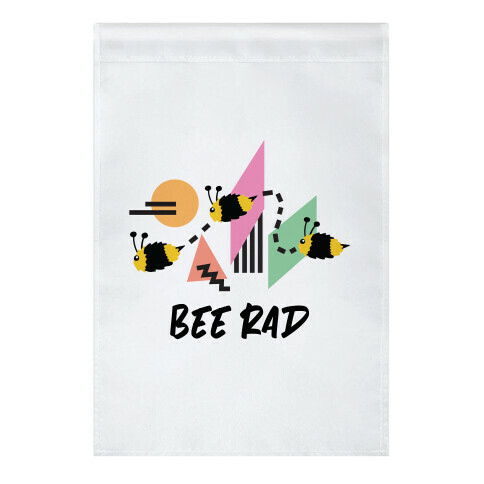 Bee Rad Garden Flag