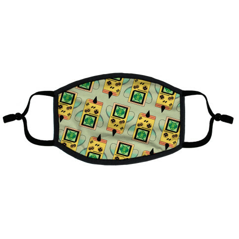 GameBee Pattern  Flat Face Mask