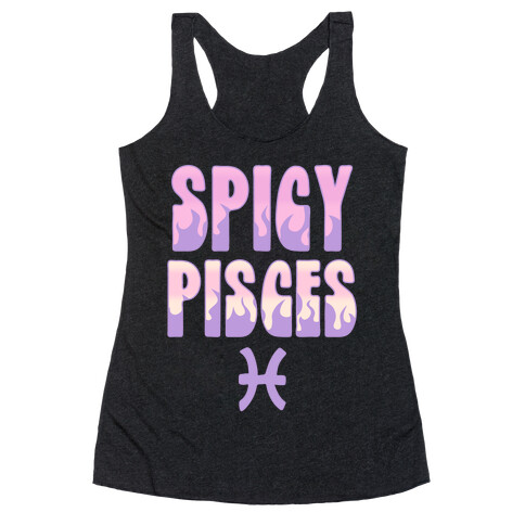 Spicy Pisces Racerback Tank Top