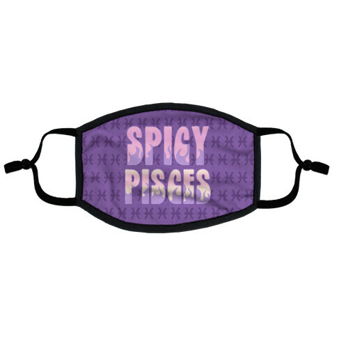 Spicy Pisces Flat Face Mask