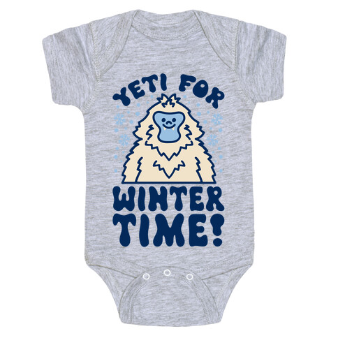 Yeti For Winter Time Baby One-Piece