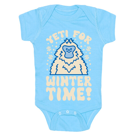 Yeti For Winter Time Baby One-Piece