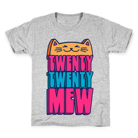 Twenty Twenty Mew 2022 Cat Parody Kids T-Shirt
