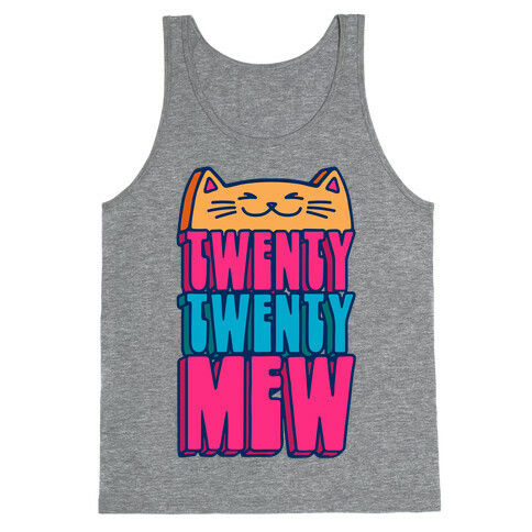 Twenty Twenty Mew 2022 Cat Parody Tank Top