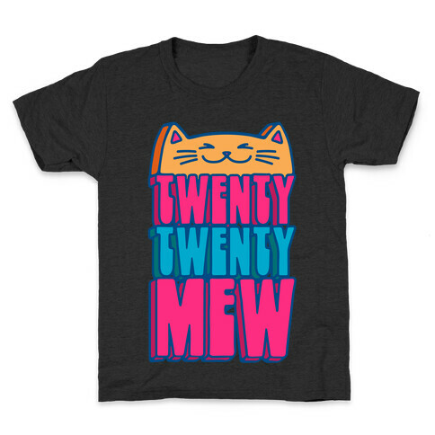 Twenty Twenty Mew 2022 Cat Parody Kids T-Shirt