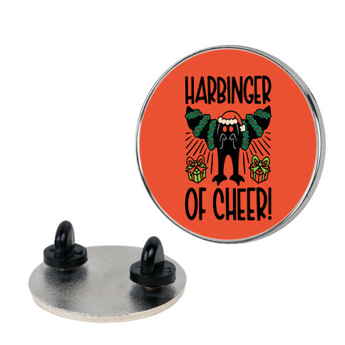 Harbinger of Cheer Mothman Parody Pin