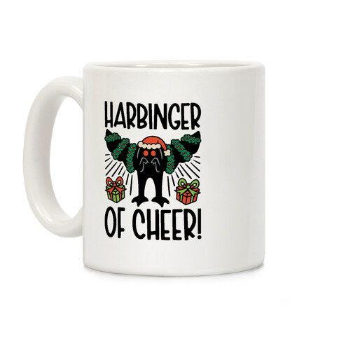 Harbinger of Cheer Mothman Parody Coffee Mug