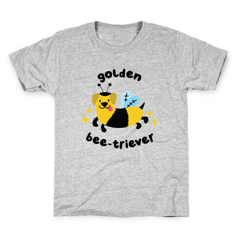 Golden Bee-Triever Kids T-Shirt