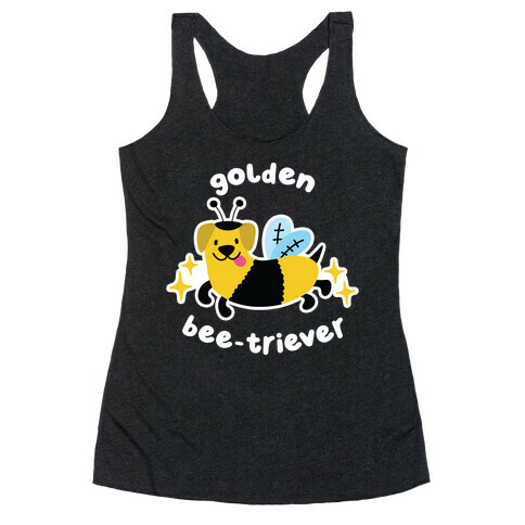 Golden Bee-Triever Racerback Tank Top