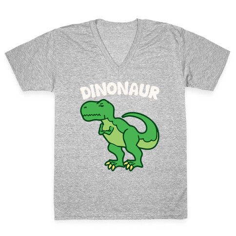 Dinonaur V-Neck Tee Shirt