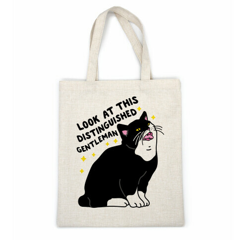 Look At This Distinguished Gentleman Cat Casual Tote