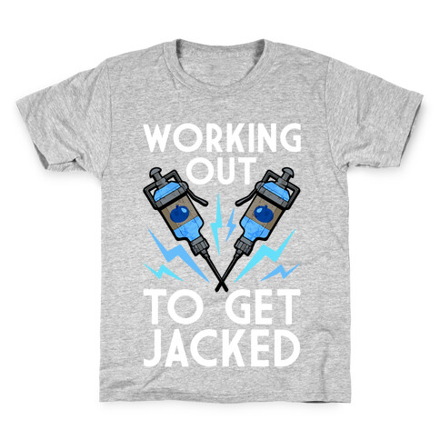 Working Out To Get Jacked Kids T-Shirt