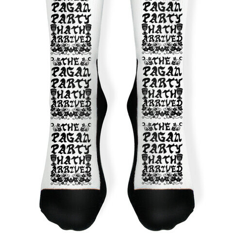The Pagan Party Hath Arrived Sock