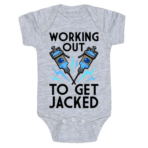 Working Out To Get Jacked Baby One-Piece