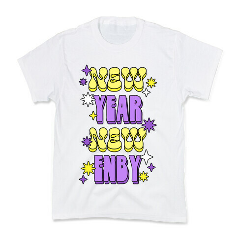 New Year New Enby Kids T-Shirt