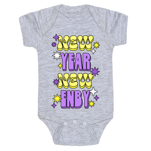 New Year New Enby Baby One-Piece