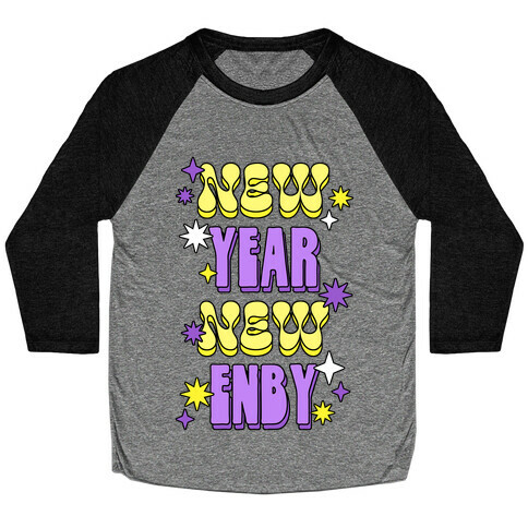 New Year New Enby Baseball Tee