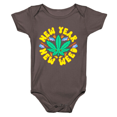 New Year New Weed Baby One-Piece