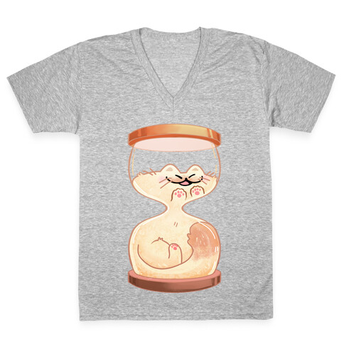 Meower Glass V-Neck Tee Shirt