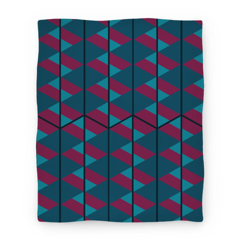 Triangle Pattern Blanket (Dark) Blanket