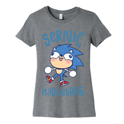 Derpy Sonic Sernic Hadgehorg Womens T-Shirt