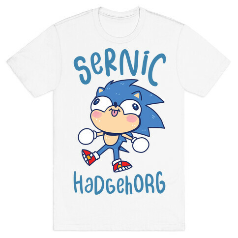 Derpy Sonic Sernic Hadgehorg T-Shirt