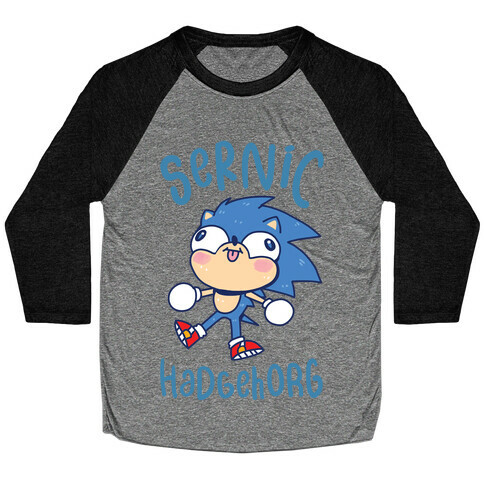 Derpy Sonic Sernic Hadgehorg Baseball Tee