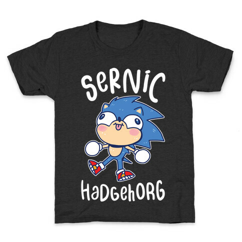 Derpy Sonic Sernic Hadgehorg Kids T-Shirt