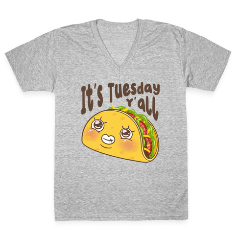 It's Tuesday Y'all V-Neck Tee Shirt