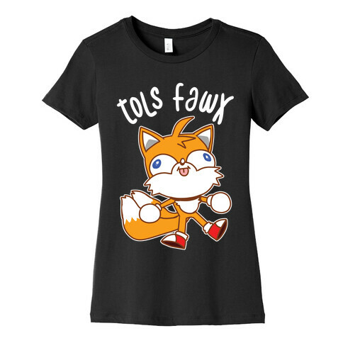 Derpy Tails Tols Fawx Womens T-Shirt