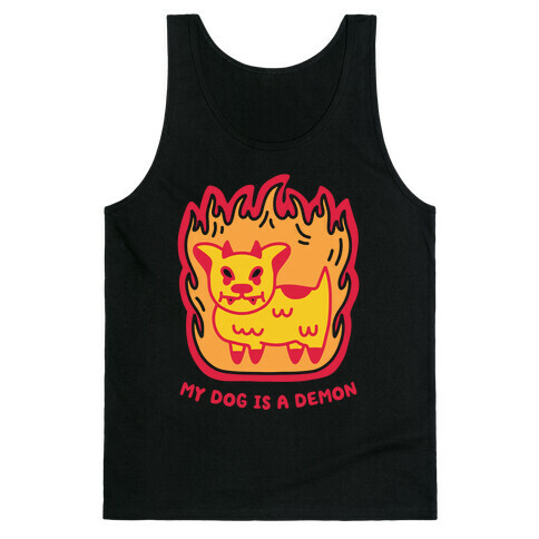 My Dog is a Demon Tank Top