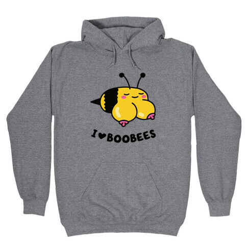 I Love Boobees Hooded Sweatshirt