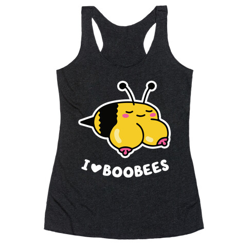 I Love Boobees Racerback Tank Top