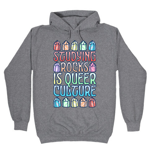 Studying Rocks Is Queer Culture Hooded Sweatshirt